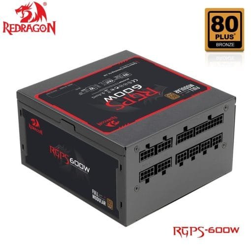 Redragon RGPS 600W Full Module Gaming PC Power Supply 80PLUS Bronze (GC-PS003)