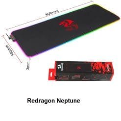 Redragon P027 NAPTUNE RGB X Large Gaming MousePad Soft Matt with Nonslip Base, Stitched Edges (800 X 300 X 3MM) 11 Redragon P027 NAPTUNE RGB X Large Gaming MousePad Soft Matt with Nonslip Base, Stitched Edges (800 X 300 X 3MM) - Image 4