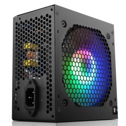 Aigo Warrior AK 600W PC Gaming PSU RGB Power Supply Unit Quiet 120mm RGB Fan 24pin 12V ATX 8 Aigo Warrior AK 600W PC Gaming PSU RGB Power Supply Unit Quiet 120mm RGB Fan 24pin 12V ATX - Image 3