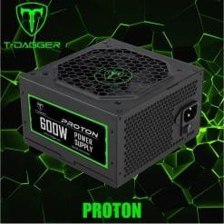 Alternative view of T-DAGGER PROTON 600W Gaming PC Power Supply (T-TPS201)
