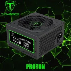 Alternative view of T-DAGGER PROTON 600W Gaming PC Power Supply (T-TPS201)