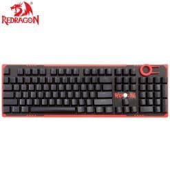 Redragon ABS Double Shot Injection Backlit Keycaps for Mechanical Switch Keyboards with Key Puller (Crystal Black)