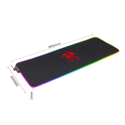 Redragon P027 NAPTUNE RGB X Large Gaming MousePad Soft Matt with Nonslip Base, Stitched Edges (800 X 300 X 3MM) 13 Redragon P027 NAPTUNE RGB X Large Gaming MousePad Soft Matt with Nonslip Base, Stitched Edges (800 X 300 X 3MM) - Image 6