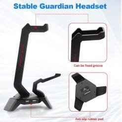 Alternative view of Redragon HA311 SCEPTER ELITE RGB Gaming Headphones Stand and Mouse Bungee with 4 USB 2.0 HUB Port