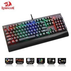 Redragon K557 KALA RGB Mechanical Gaming Keyboard with Blue Switches, Anti-ghosting 104 Keys 7 Redragon K557 KALA RGB Mechanical Gaming Keyboard with Blue Switches, Anti-ghosting 104 Keys - Image 3