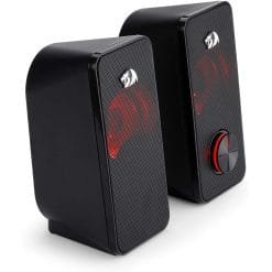 Redragon GS500 STENTOR PC Gaming Speaker 2.0 Channel Stereo Desktop Computer Speaker with Red Backlight 12 Redragon GS500 STENTOR PC Gaming Speaker 2.0 Channel Stereo Desktop Computer Speaker with Red Backlight - Image 5