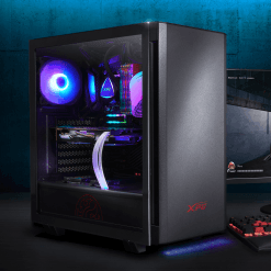XPG INVADER Mid-Tower Brushed Aluminum PC Gaming Case with Side Light - BLACK 9 XPG INVADER Mid-Tower Brushed Aluminum PC Gaming Case with Side Light - BLACK - Image 3
