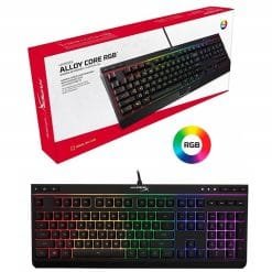 Alternative view of HyperX Alloy Core RGB Membrane Gaming Keyboard Anti Ghosting with Media Controls