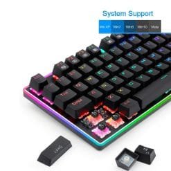 Redragon K595 RATRI RGB USB Silent Mechanical Gaming Keyboard with Black Switches and Side Panel Light 104 Key 8 Redragon K595 RATRI RGB USB Silent Mechanical Gaming Keyboard with Black Switches and Side Panel Light 104 Key - Image 3