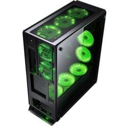 Redragon GC-801 IRONHIDE RGB Dual Side Tempered Glass Desktop Gaming Case with 0.7MM Thickness Steel - Image 6