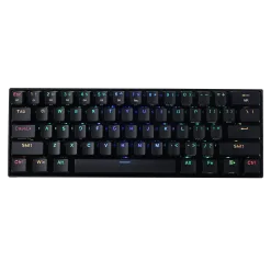 Alternative view of Redragon K530 DRACONIC Pro 60% Compact RGB Wireless Gaming Mechanical Keyboard, 61 Keys Tenkeyless Designed 5.0 Bluetooth with Tactile Brown Switches for PC, Tablet, Cell Phone