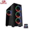 Redragon GC-601 SIDESWIPE Pro RGB Tempered Glass Gaming PC Case with 4 RGB Fans 13 efb5439f5af3797ceed9f375797df424