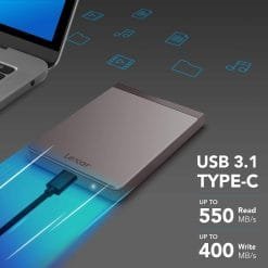 Lexar SL200 512GB Type-C Portable SSD External Solid State Drive with USB 3.1 14 Lexar SL200 512GB Type-C Portable SSD External Solid State Drive with USB 3.1 - Image 7