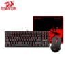 Redragon K552-BA 3 in 1 Mechanical Gaming Keyboard, Mouse and Mousepad Combo Set Red Led 17 f56b93110d77fa17deddf7b0c4a6abba