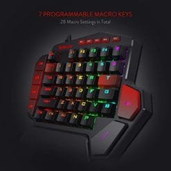 Redragon K585 DITI ELITE Wireless One-Handed RGB Mechanical Keyboard Keypad 42 Keys with 7 Onboard Macro Keys Detachable Wrist Support 12 Redragon K585 DITI ELITE Wireless One-Handed RGB Mechanical Keyboard Keypad 42 Keys with 7 Onboard Macro Keys Detachable Wrist Support - Image 6