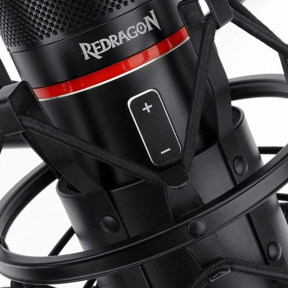 Redragon GM300 BLAZAR Gaming Stream High end Microphone and Kit metal made Support circle LED 8 Redragon GM300 BLAZAR Gaming Stream High end Microphone and Kit metal made Support circle LED - Image 8