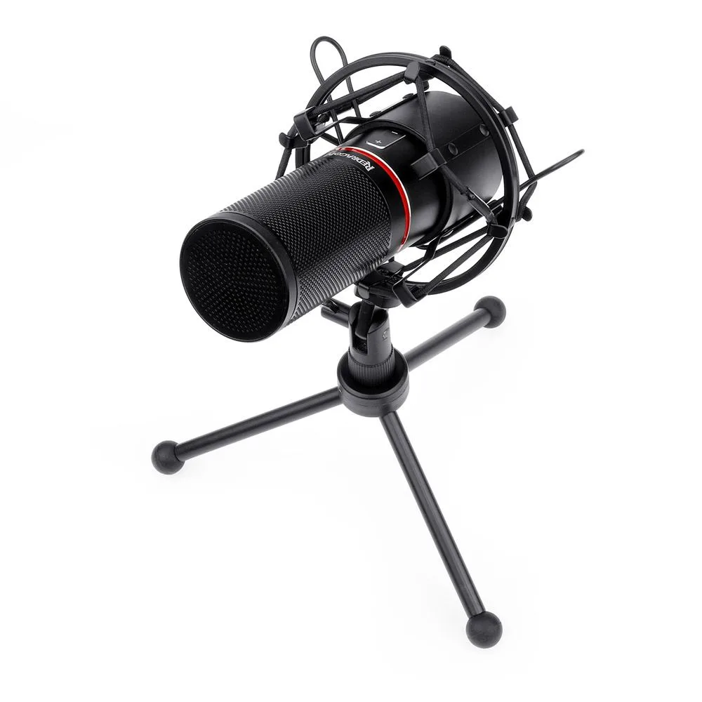 Redragon GM300 BLAZAR Gaming Stream High end Microphone and Kit metal made Support circle LED 6 Redragon GM300 BLAZAR Gaming Stream High end Microphone and Kit metal made Support circle LED - Image 6