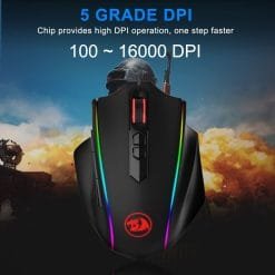 Redragon M686 Vampire Elite RGB USB 2.4G Wireless / Wired Gaming Mouse 16000 DPI Programmable Ergonomic - Image 5