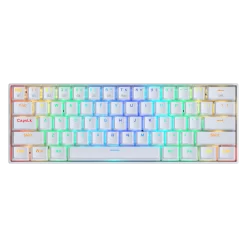 Redragon K530 DRACONIC Pro 60% Compact RGB Wireless Gaming Mechanical Keyboard, 61 Keys Tenkeyless Designed 5.0 Bluetooth with Tactile Brown Switches White Edition 6 Redragon K530 DRACONIC Pro 60% Compact RGB Wireless Gaming Mechanical Keyboard, 61 Keys Tenkeyless Designed 5.0 Bluetooth with Tactile Brown Switches White Edition - Image 2