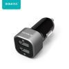 ROMOSS AM12 Rocket Dual Port USB Car Charger Phone Universal 9 02b95400ab7214ea8563345cd5ac98f2