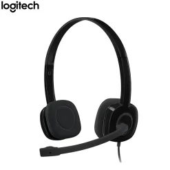 Logitech H151 Stereo Headset with Noise-Cancelling Microphone Single 3.5mm Plug