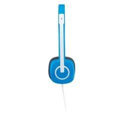 Logitech H150 Stereo Headset with Noise Cancellation Microphone Dual 3.5mm Plug - Blue 7 Logitech H150 Stereo Headset with Noise Cancellation Microphone Dual 3.5mm Plug - Blue - Image 4