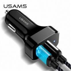 USAMS C13 2.1A Dual USB Fast Car Charger US-CC087 8 USAMS C13 2.1A Dual USB Fast Car Charger US-CC087 - Image 3
