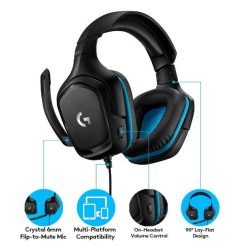 Logitech G431 USB DTS 7.1 Surround Sound Gaming Headset 8 Logitech G431 USB DTS 7.1 Surround Sound Gaming Headset - Image 4