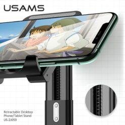 USAMS US-ZJ059 Retractable Desktop Phone and Tablet Holder Stand 10 USAMS US-ZJ059 Retractable Desktop Phone and Tablet Holder Stand - Image 4