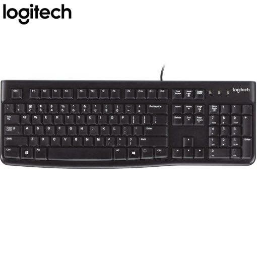 Logitech K120 Wired Keyboard Spill-Resistant Quiet Typing