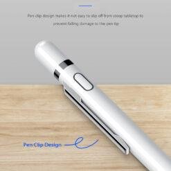 USAMS Stylus Pen for Android and iOS Universal Active Touch Screen Capacitive with Clip US-ZB057 - Image 7