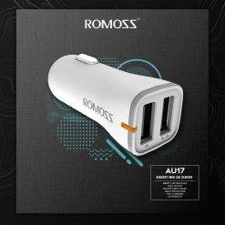 ROMOSS AU17 Ranger 17 Mini Car Charger 17W 2.4A with 2 Charging Ports - Image 3