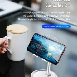 Alternative view of USAMS Universal Aluminum Alloy Mobile Phone and Tablet Desktop Holder US-ZJ048
