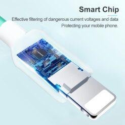 USAMS 1m U Turn Series TPE PVC 8 pin Data Charging Cable for iPhone US-SJ097 - Image 5