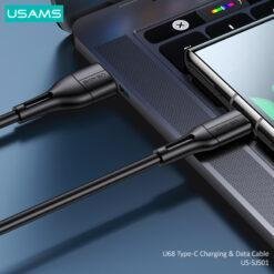 USAMS U68 2A USB to 8 Pin PVC Charging Transmission Data Cable US-SJ500 9 USAMS U68 2A USB to 8 Pin PVC Charging Transmission Data Cable US-SJ500 - Image 3