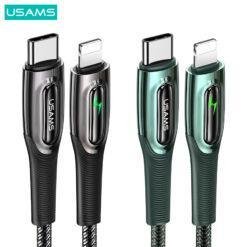 USAMS 20W Type-C to Lightning Smart Power-off PD Cable Fast Charging For iPhone US-SJ518 - Image 3