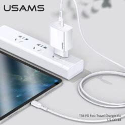 USAMS T34 Type C PD 20W Fast Charger 20W Quick Charge 4.0 3.0 QC Phone Charger US-CC118 8 USAMS T34 Type C PD 20W Fast Charger 20W Quick Charge 4.0 3.0 QC Phone Charger US-CC118 - Image 3