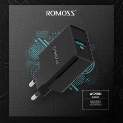 Alternative view of ROMOSS AC18D 18W QC 3.0 USB Charger Quick Charge 3.0 Fast Charger QC2.0 18W Portable Wall USB Power Adapter