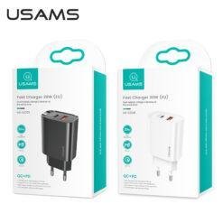 USAMS T35 USB and Type-C 20W QC3.0 and PD3.0 Fast Charger 2 Ports Quick Charger US-CC121 12 USAMS T35 USB and Type-C 20W QC3.0 and PD3.0 Fast Charger 2 Ports Quick Charger US-CC121 - Image 5