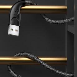 USAMS U41 Lightening Braided Data Fast and Safe Charging Data Cable 1M US-SJ391 13 USAMS U41 Lightening Braided Data Fast and Safe Charging Data Cable 1M US-SJ391 - Image 6