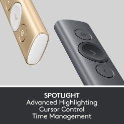 Logitech Professional Presenter Spotlight Presentation Remote Grey - Image 6
