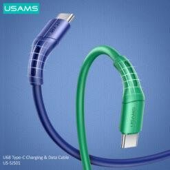USAMS U68 2A USB to 8 Pin PVC Charging Transmission Data Cable US-SJ500 12 USAMS U68 2A USB to 8 Pin PVC Charging Transmission Data Cable US-SJ500 - Image 6