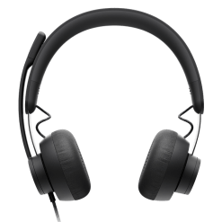 Alternative view of Logitech Zone Wired Noise Cancelling Headset Certified for MS Teams for Open Office environments USB-C with USB-A Adapter