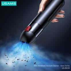 USAMS Portable Mini Handheld Car Vacuum Cleaner Strong Suction Auto Wireless Vacuum Cleaner US-ZB234 10 USAMS Portable Mini Handheld Car Vacuum Cleaner Strong Suction Auto Wireless Vacuum Cleaner US-ZB234 - Image 3