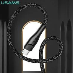 USAMS U41 Type-C Braided Data Fast and Safe Charging Data Cable