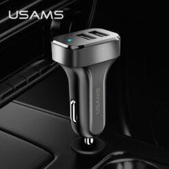 Alternative view of USAMS C13 2.1A Dual USB Fast Car Charger US-CC087