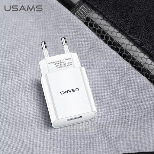 USAMS T18 USB Travel Charger Universal Single USB Fast Charger