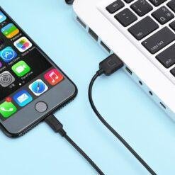USAMS 1m U Turn Series TPE PVC 8 pin Data Charging Cable for iPhone US-SJ097 - Image 4