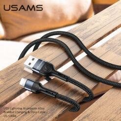 Alternative view of USAMS U55 Type-C Aluminum Alloy Braided Fast Charging & Data Cable 1M US-SJ449
