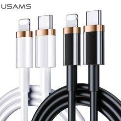 USAMS 1.2m Type C to Lightening 20W Quick Charging Cable PD Data US-SJ484 12 USAMS 1.2m Type C to Lightening 20W Quick Charging Cable PD Data US-SJ484 - Image 5